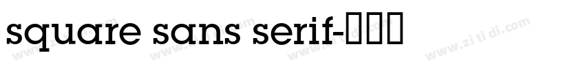 square sans serif字体转换 square sans serif字体转换